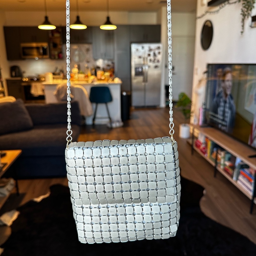 Vintage Silver Chainmail Women’s Bag